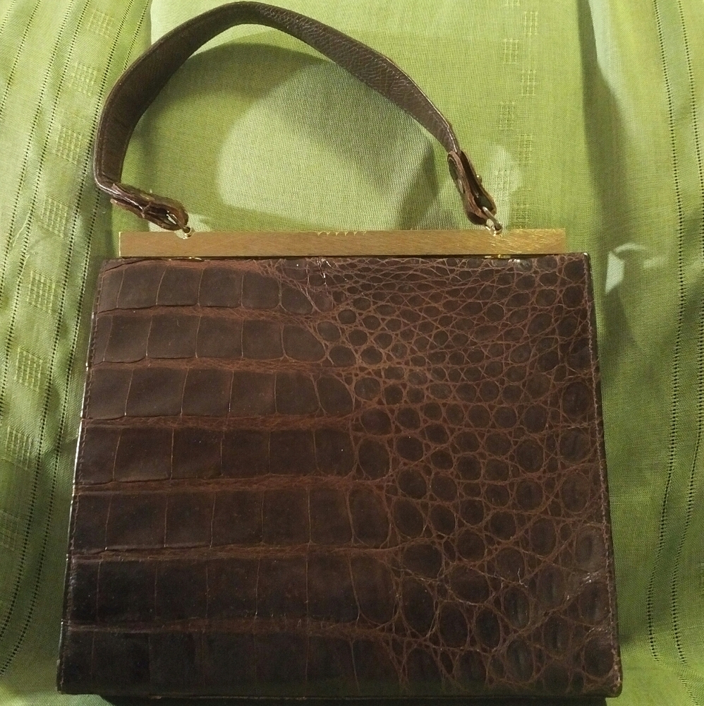Women's Vintage Genuine Alligator Purse by Vassar,
